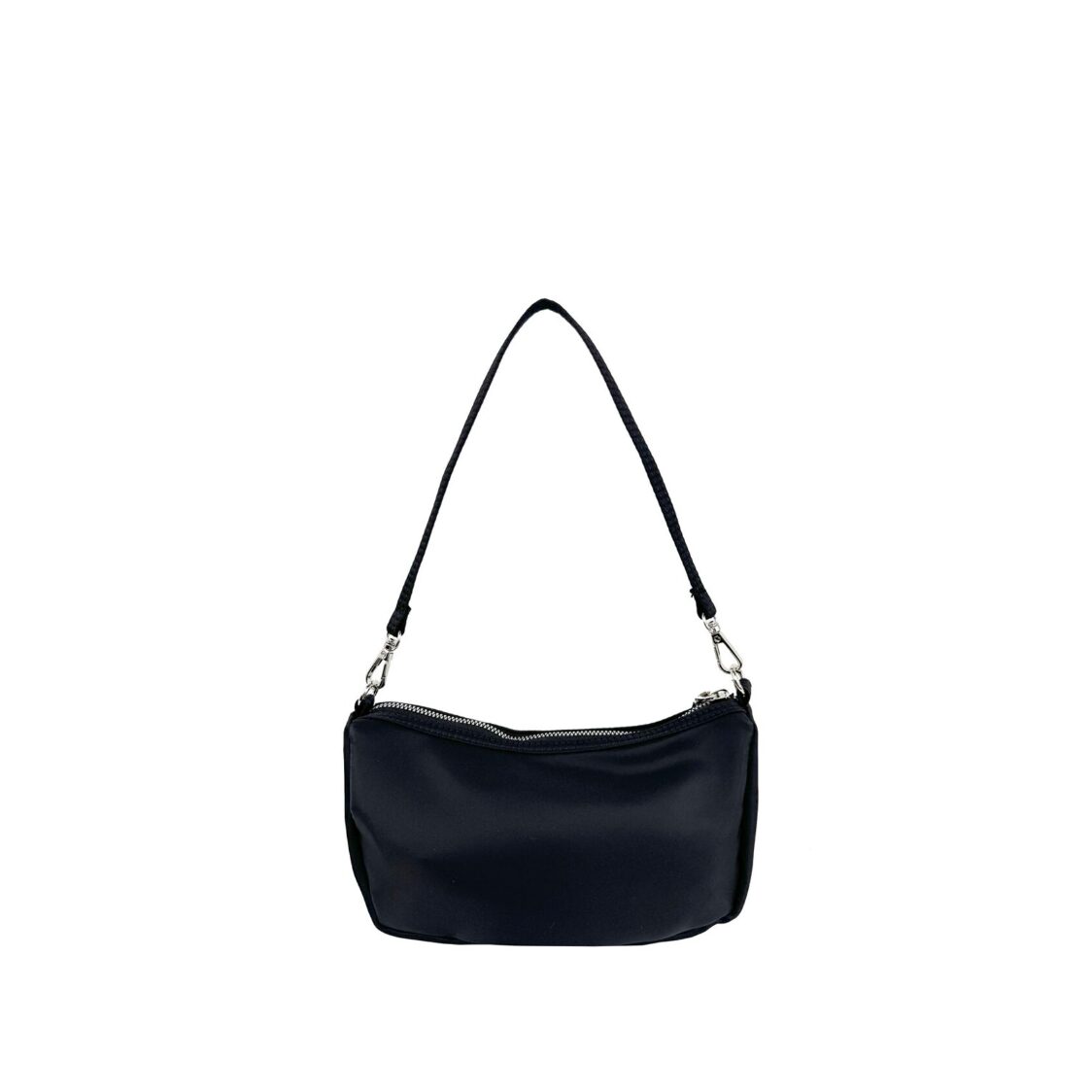 Mel&Co Casual Nylon Shoulder Sling Bag Small Black