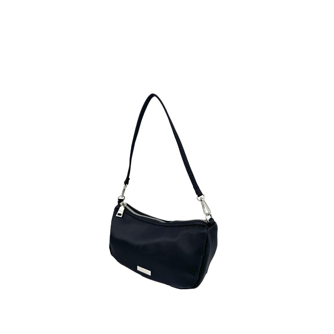 Mel&Co Casual Nylon Shoulder Sling Bag Small Black