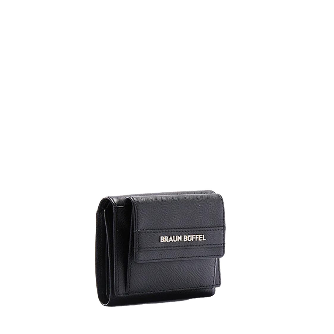 Braun Buffel Unire Tri-Fold Wallet With External Coin Compartment