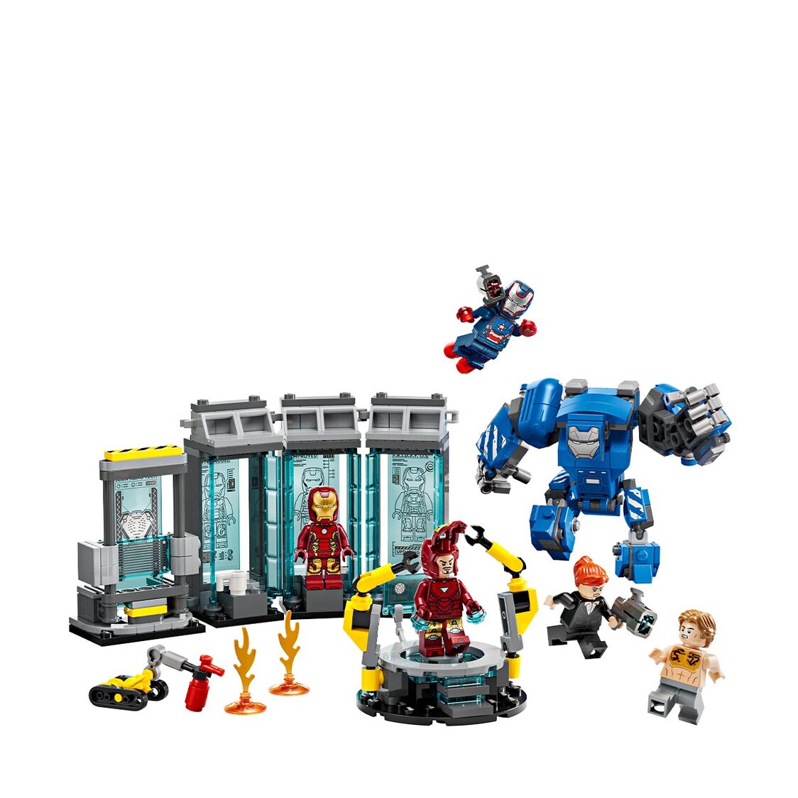 Lego 76315 Iron Man's Laboratory: Hall of Armor