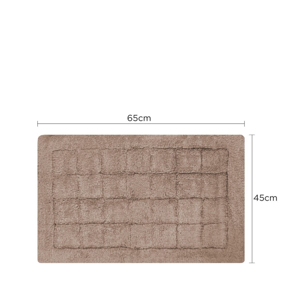 Charles Millen Signature Collection Huella Super Soft Cotton Tufted Anti-slip
