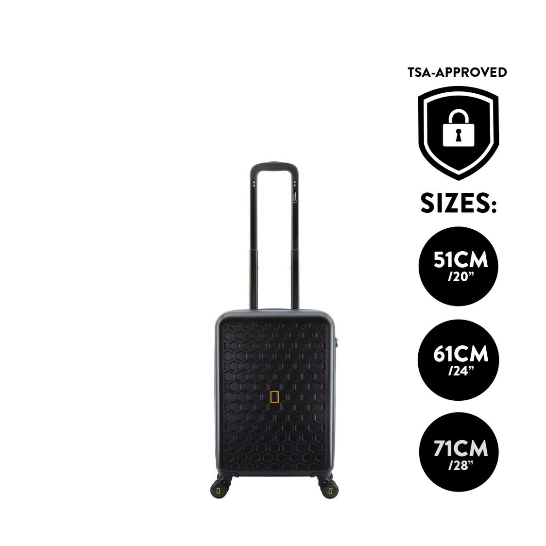 National Geographic Swirl Trolley Metallic Anthracite