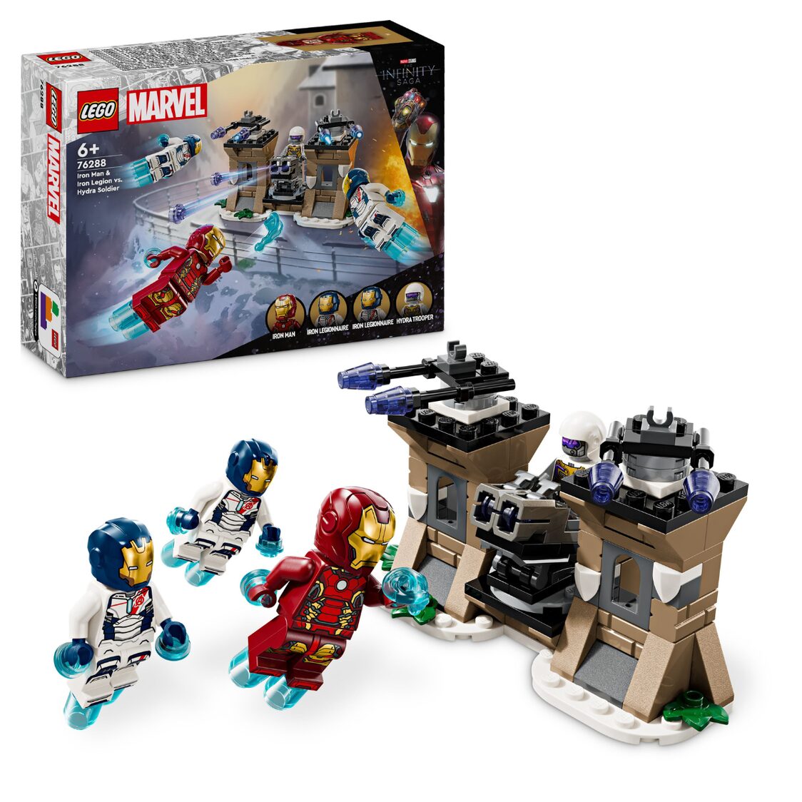 Lego 76288 Iron Man & Iron Legion vs. Hydra Soldier