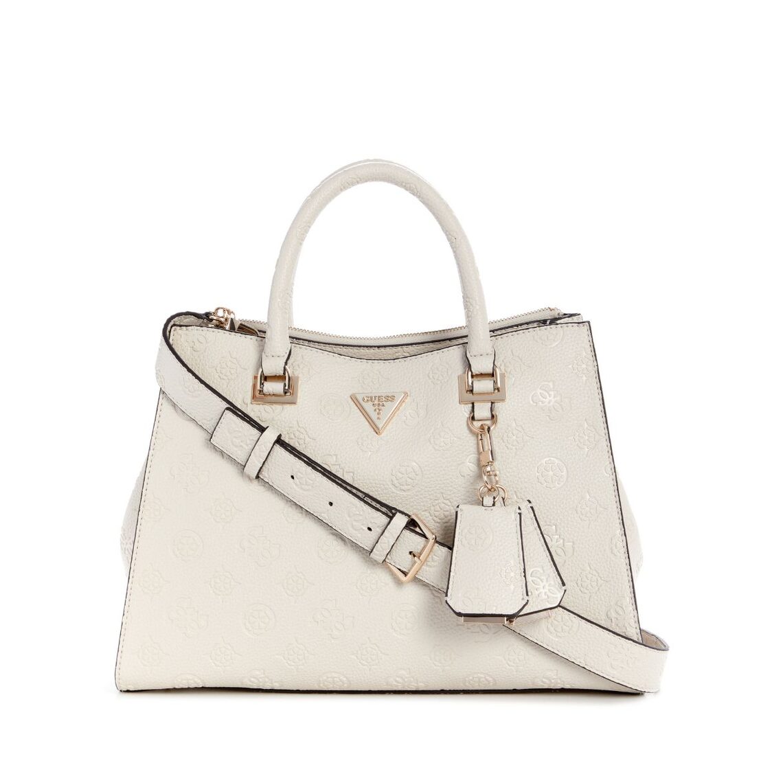 CRESIDIA II SOCIETY SATCHEL,BONE LOGO