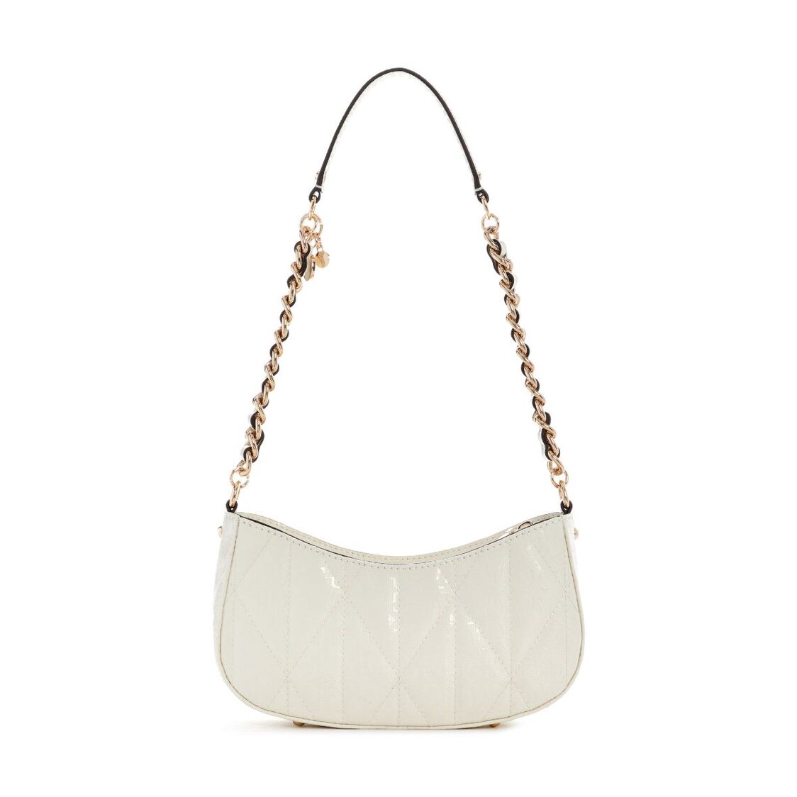 Guess Aldina Top Zip Shoulder Bag,Off White