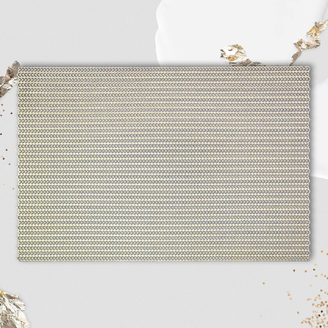 J. Rapee Lattice Placemat Gold
