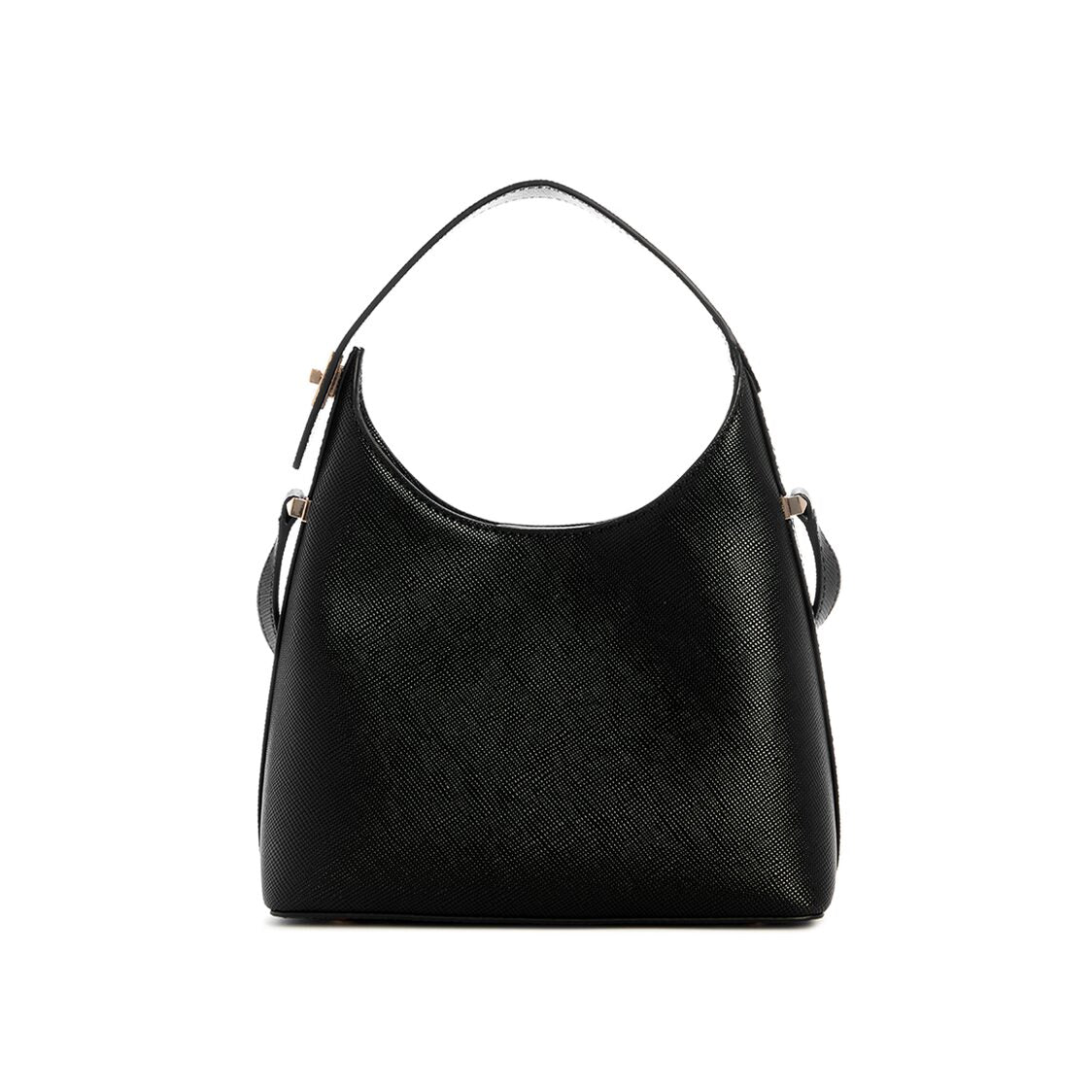 ROSALBA SMALL HOBO CROSSBODY,BLACK