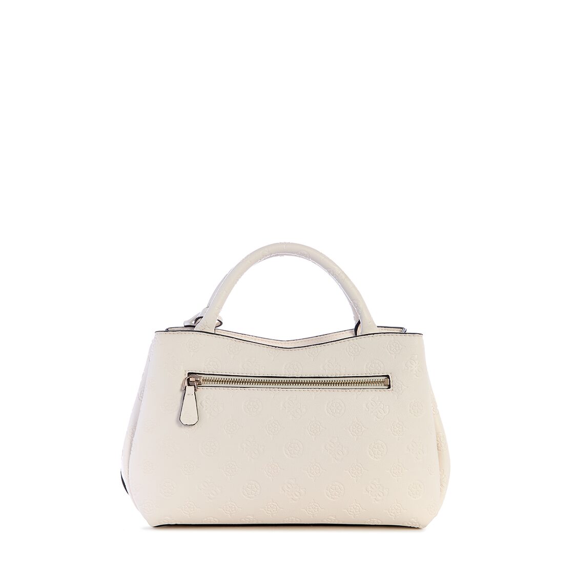Guess Phoebe Girlfriend Satchel - Off White Logo
