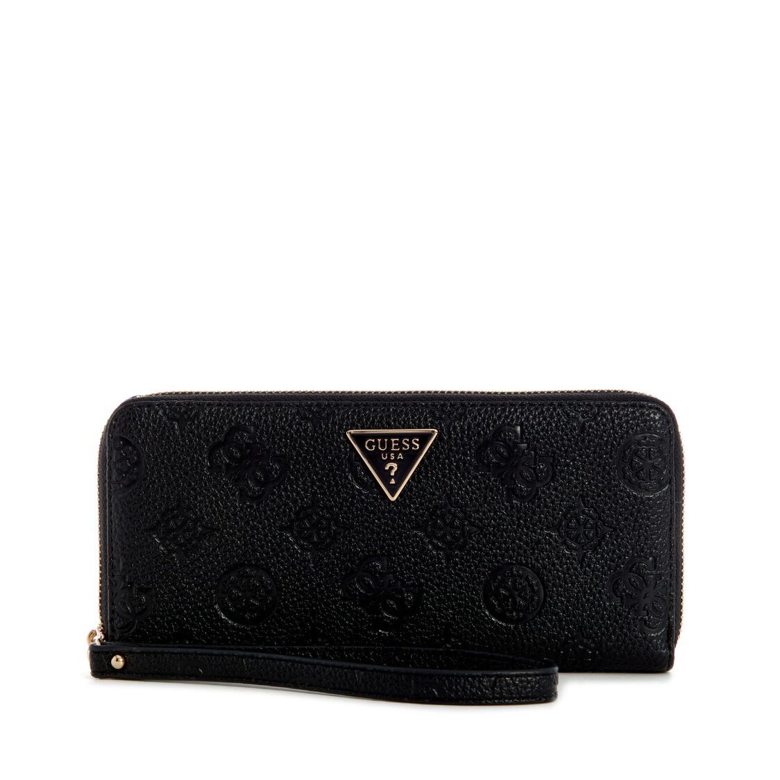 CRESIDIA II SLG LRG ZIP AROUND,BLACK LOGO