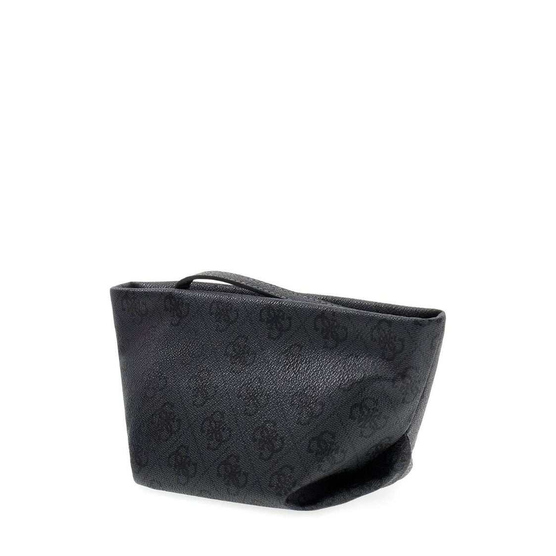 HELINA TOP ZIP COSMETIC,COAL LOGO