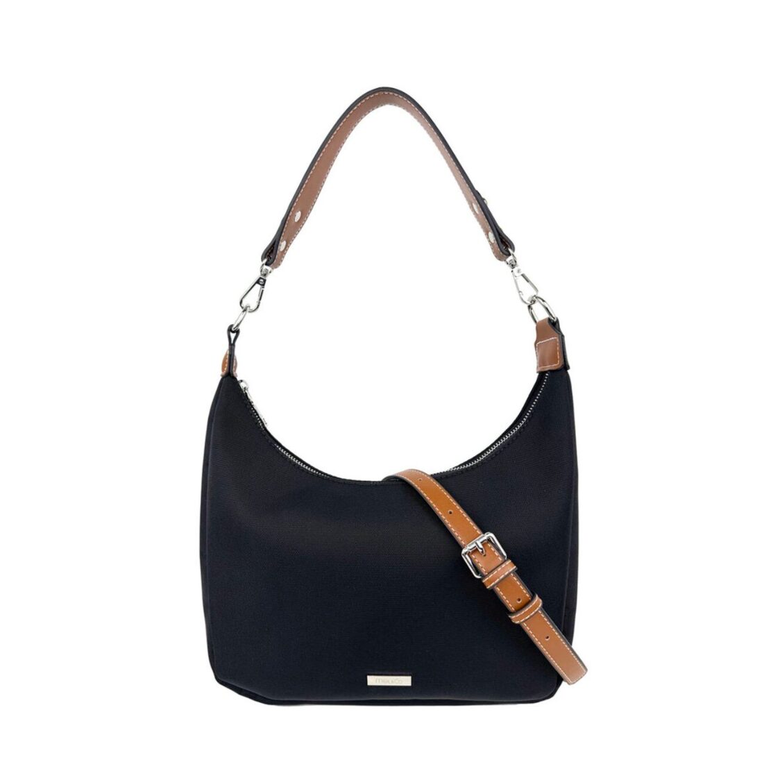 Mel&Co Nylon Canvas Hobo Bag