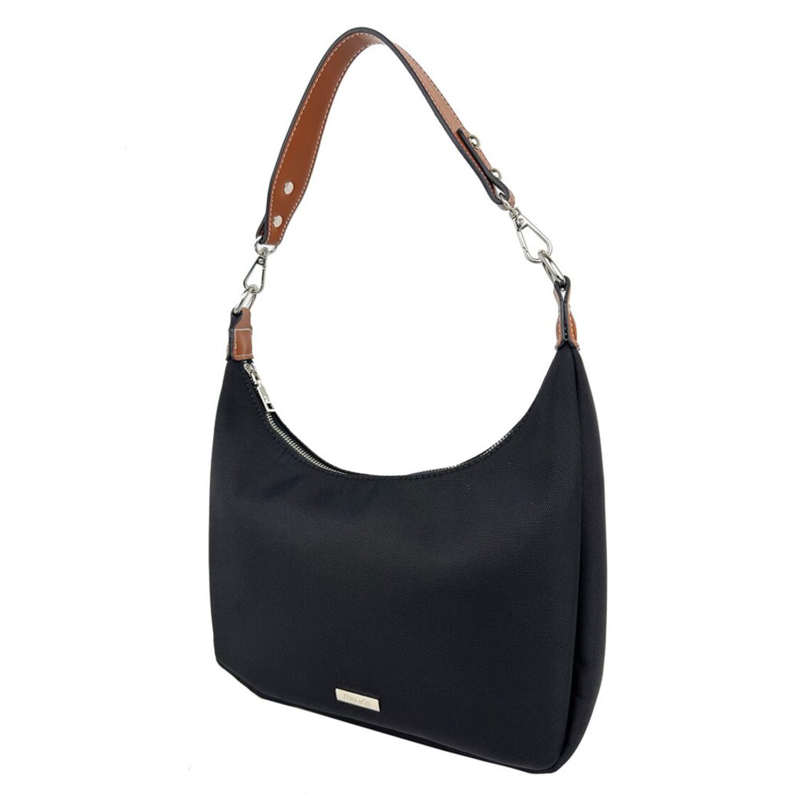 Mel&Co Nylon Canvas Hobo Bag