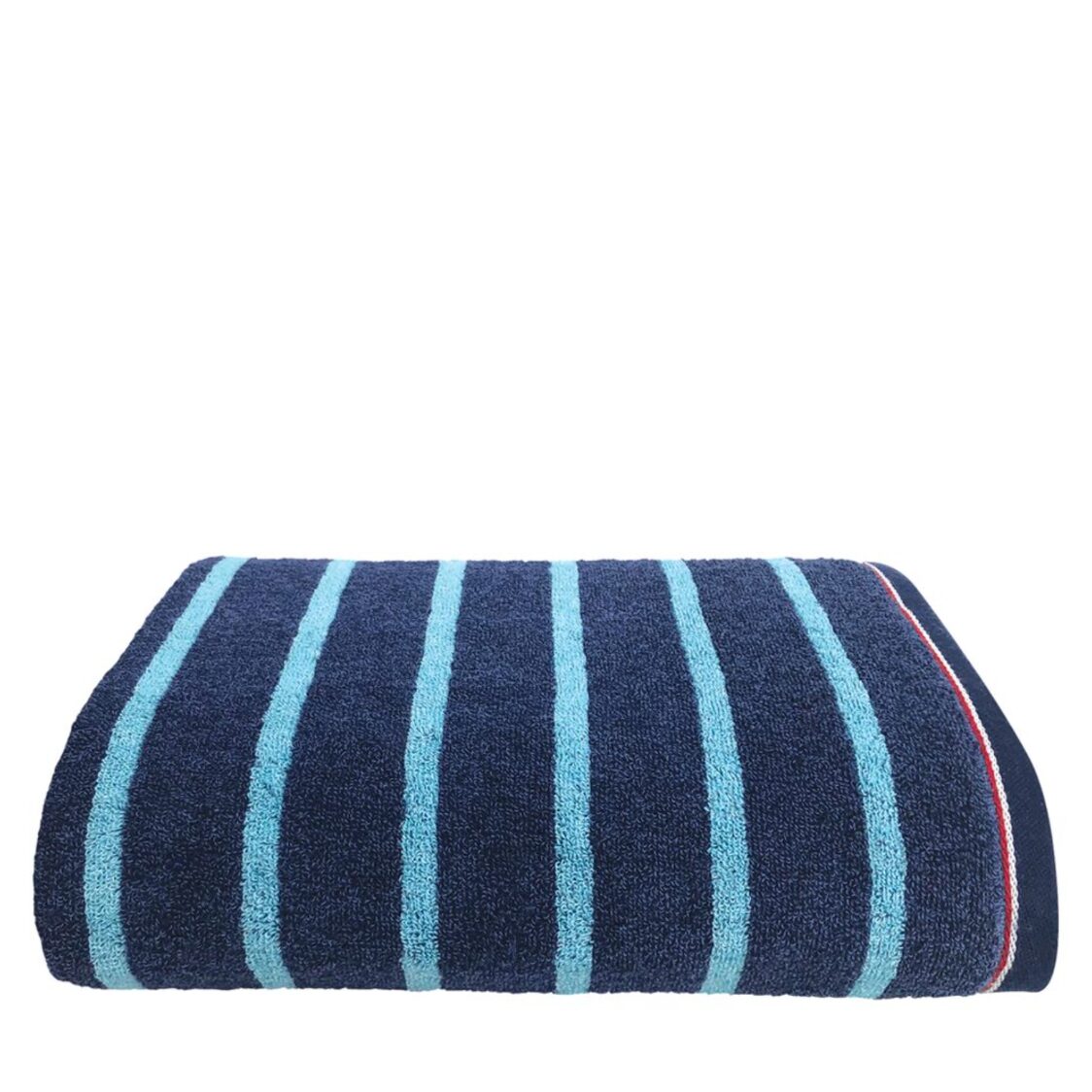 Milton Home Lucas 100% Cotton Supersoft Yarn Bath Towel Blue