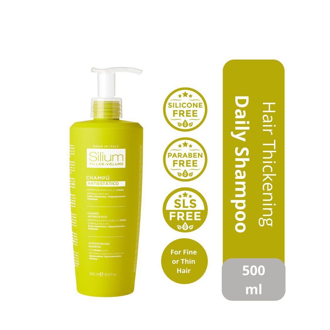 Silium Filler-Volume Shampoo 500ml