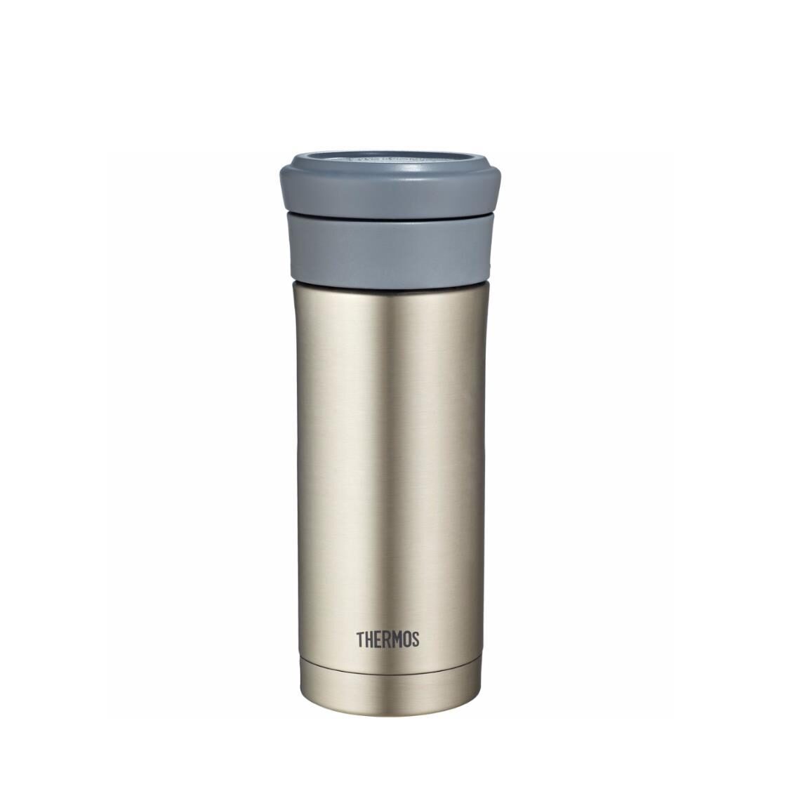 Thermos® Stainless Steel Tumbler with Strainer Stainless Black 500ml