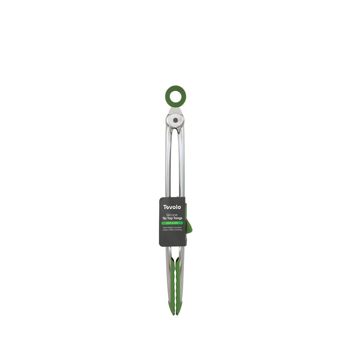 Tovolo Silicone Tip Top Tongs - Pesto