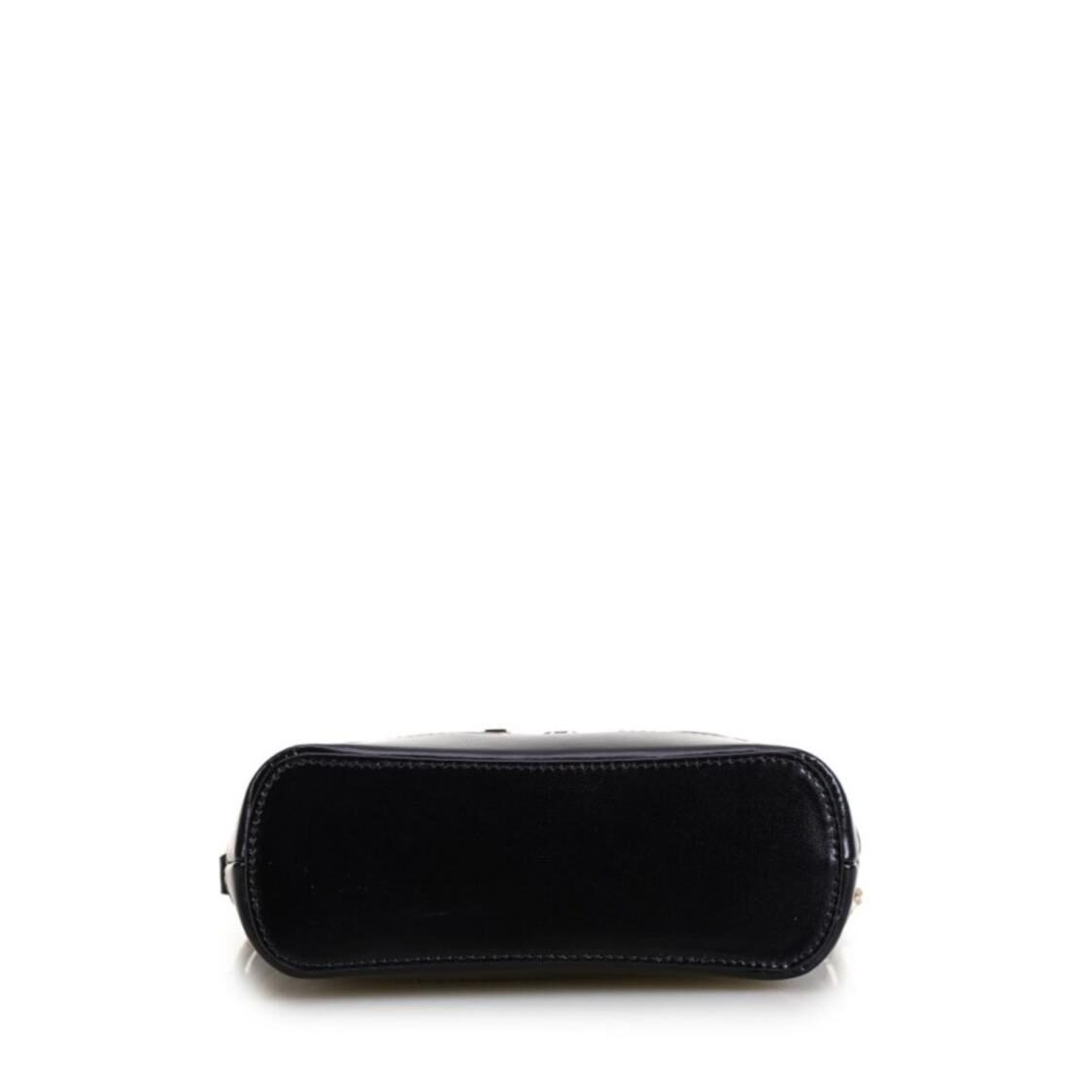 Fion Minions Lambskin Leather with Cowhide Leather Shoulder Bag - FAAFVFA004BLKBLKZZ