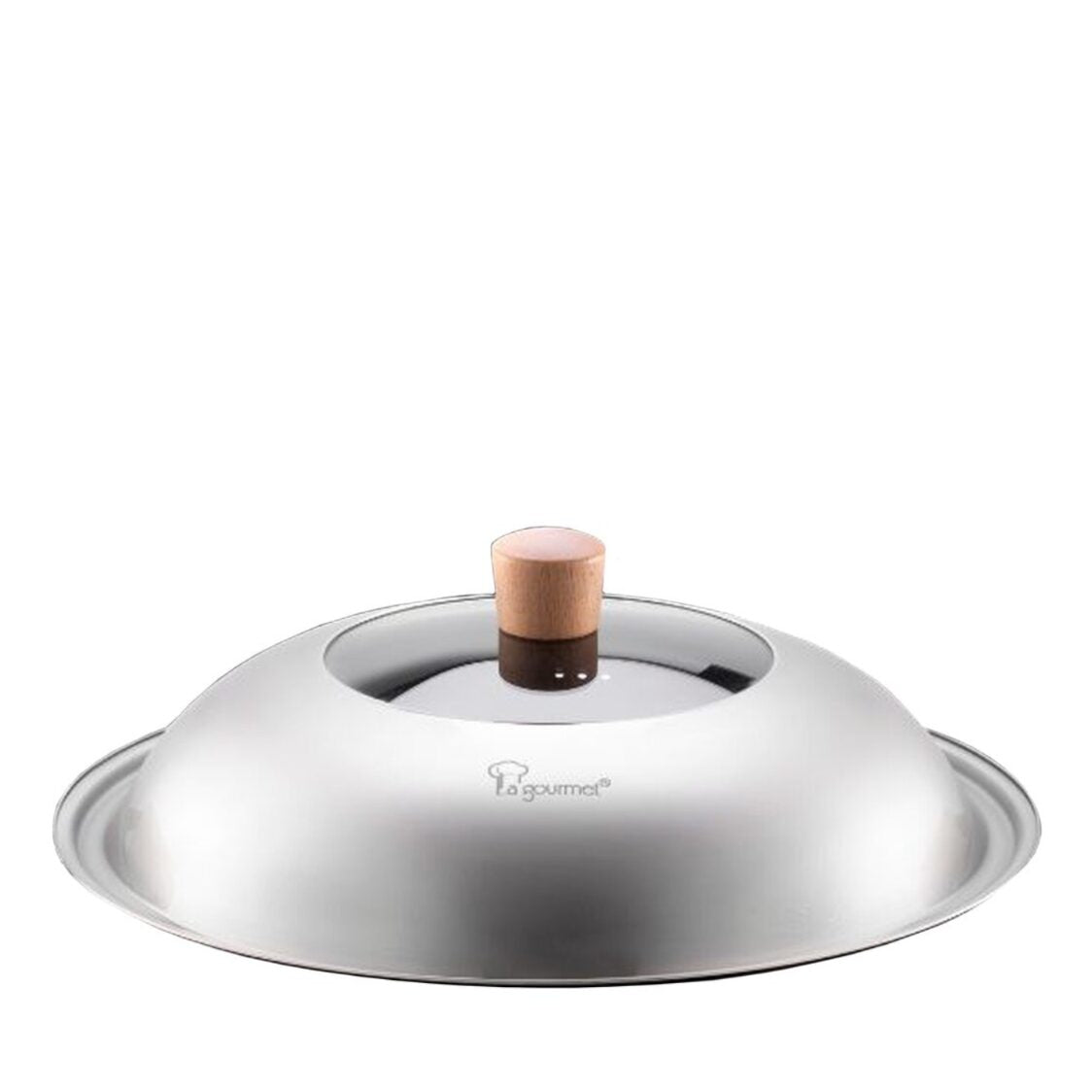 La Gourmet Nitrigan 36cm Semi Glass Stainless Steel Cover LGMCWCI394798
