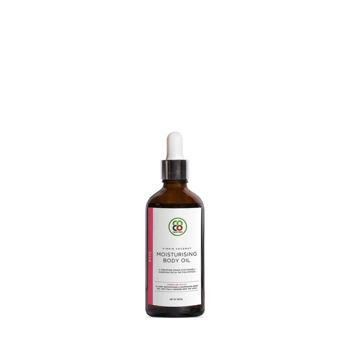 Coco Veda Moisturising Body Oil - Stress Relieving Rose 100ml