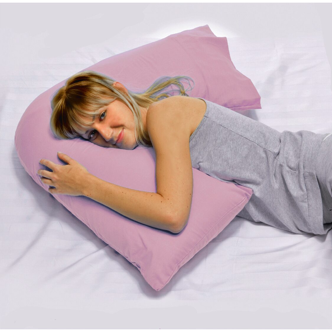 J. Rapee Cuddle U Cover with Insert Pink