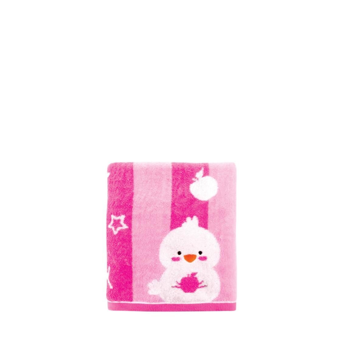 Milton Home Beaker Bath Towel Pink