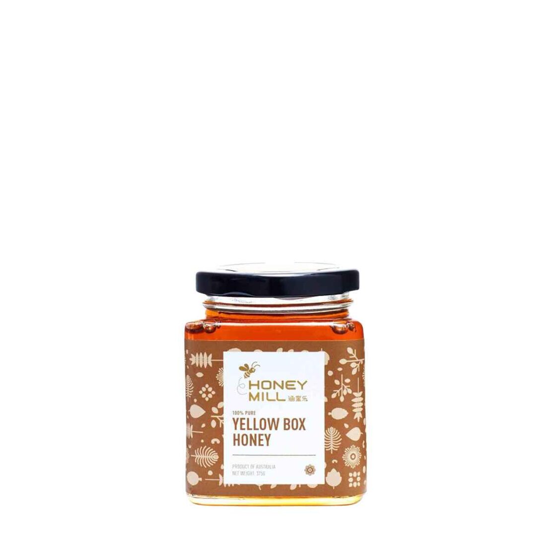 Honeymill Pure Yellow Box Honey 375g