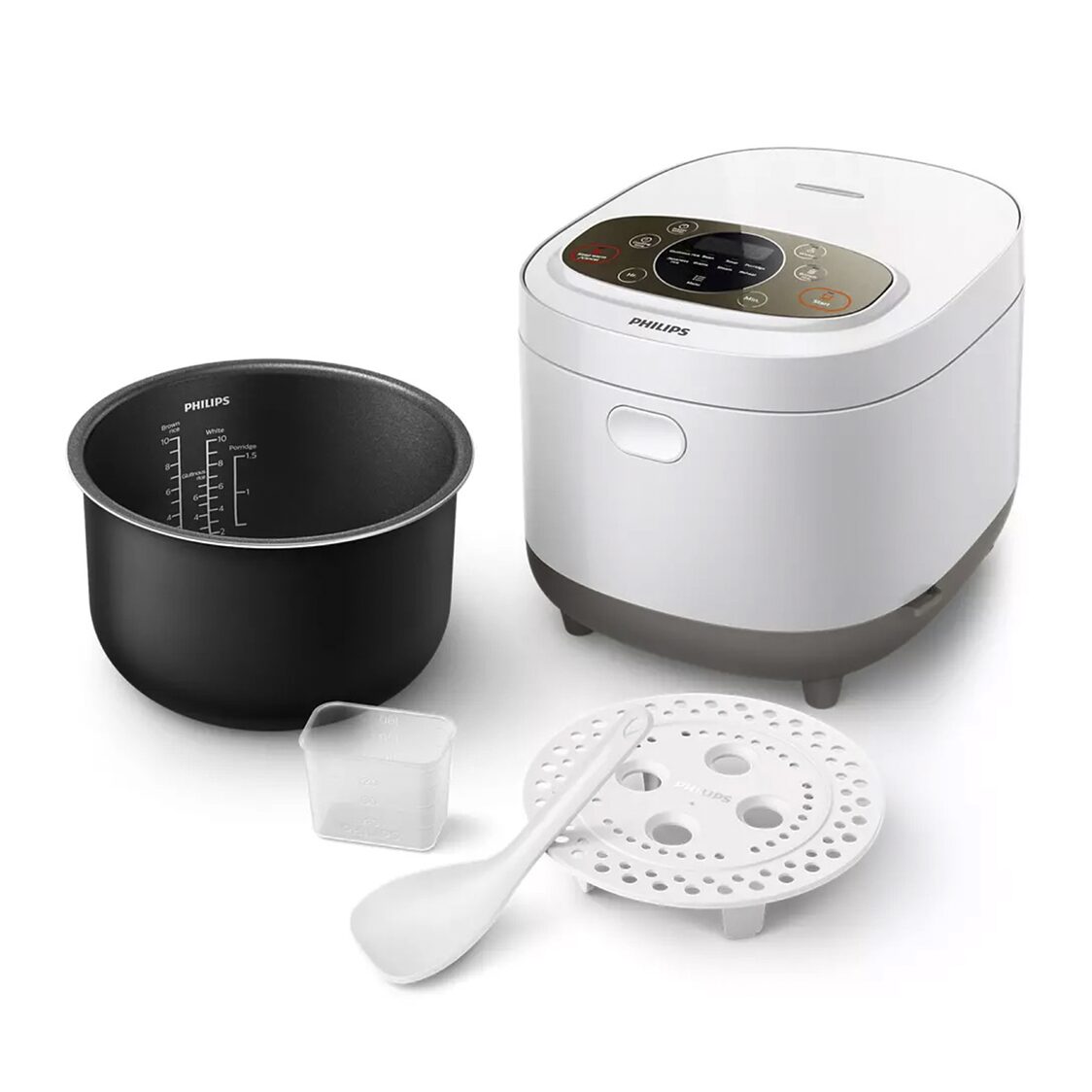 Philips Viva Collection Fuzzy Logic Rice Cooker 1.8L (HD4533/63)
