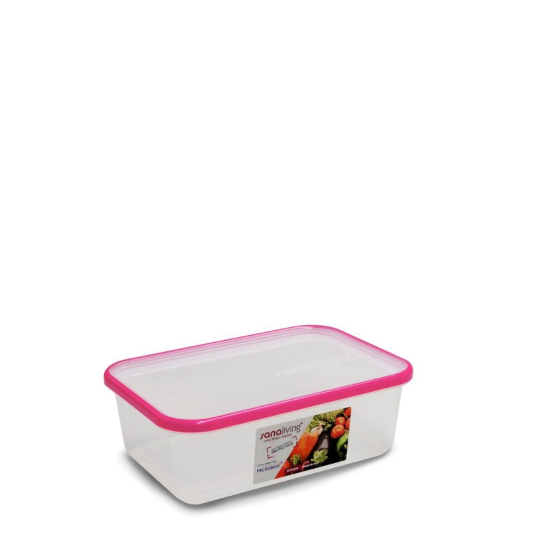 Omada Sanaliving Food Container 2L (Flat) - Fushia