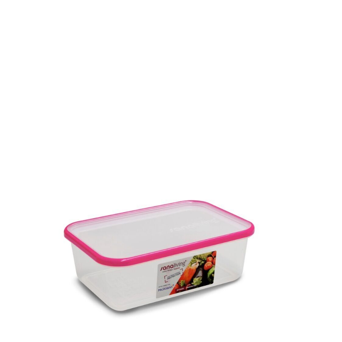 Omada Sanaliving Food Container 2L (Flat) - Fushia