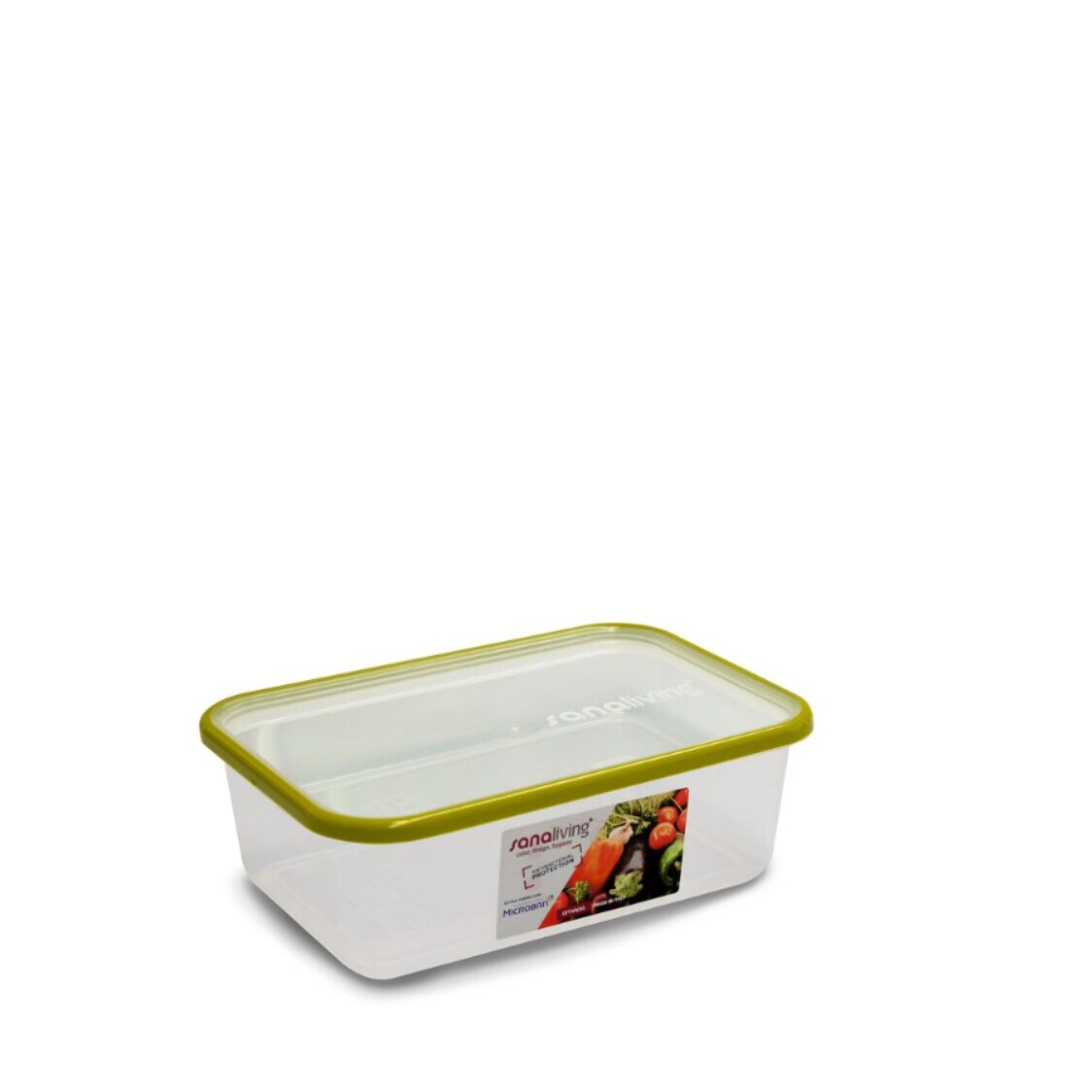 Omada Sanaliving Food Container 2L (Flat) - Green