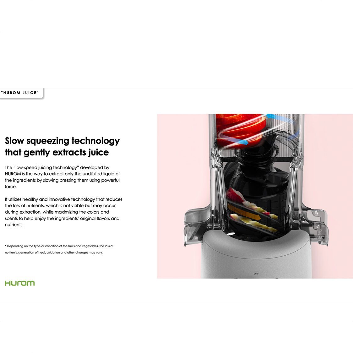 Hurom Slow Juicer Easy Series HH-310 - Charcoal