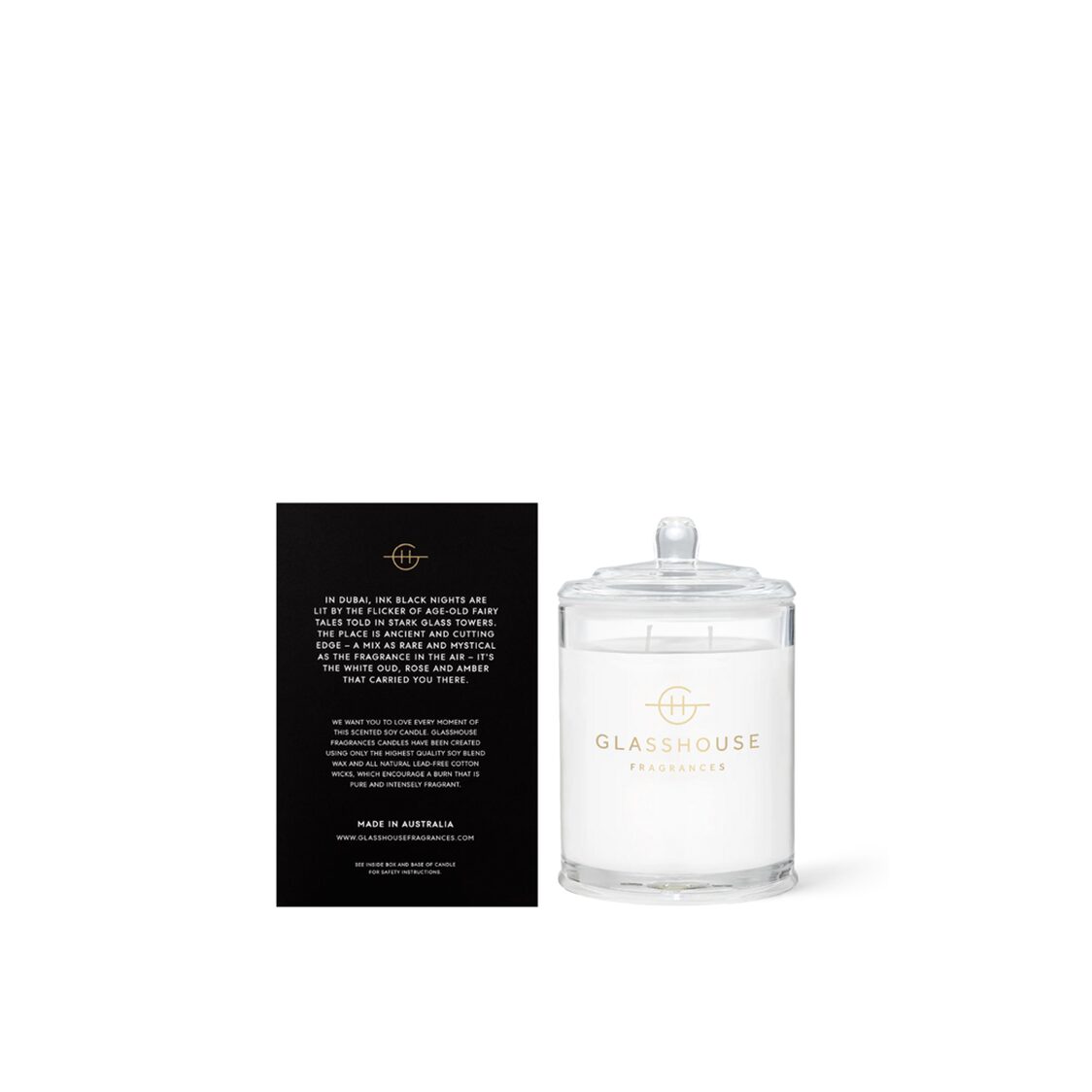 Glasshouse Soy Candle 380g | Arabian Nights