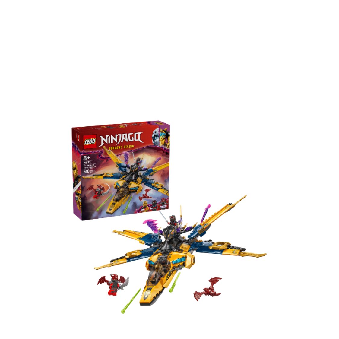 Lego Ras and Arin's Super Storm Jet 71833