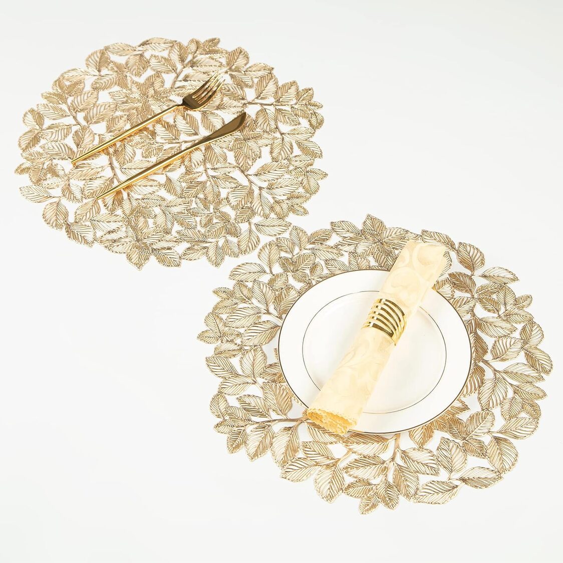 J. Rapee Petal Placemat Gold