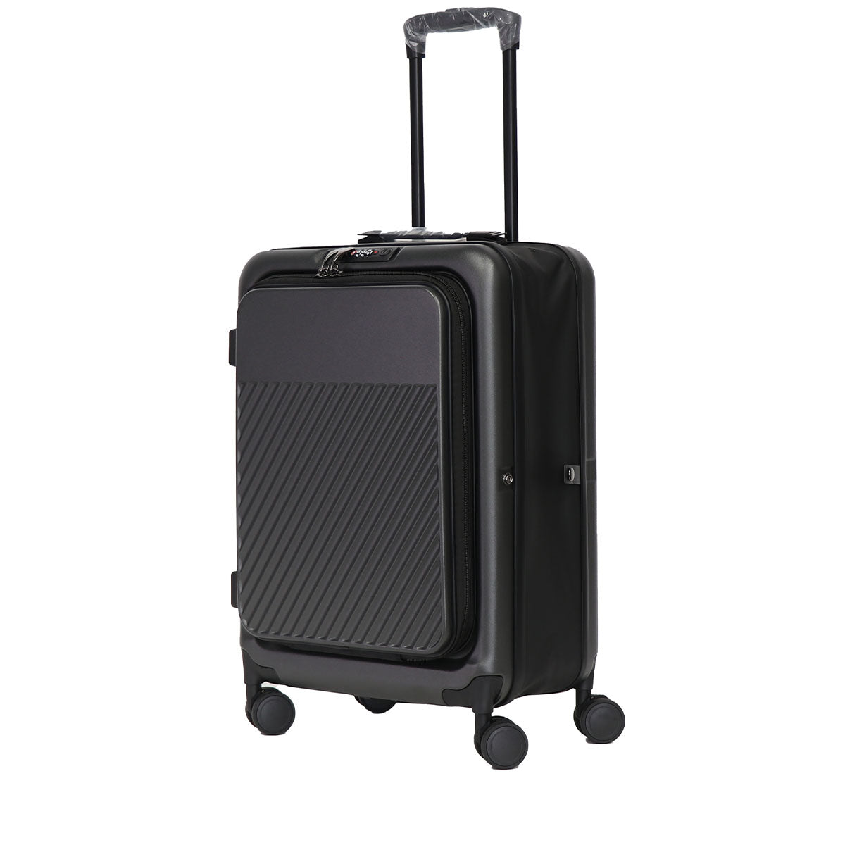 Ortem Folding & Multi-functional Front Opening Luggage Grey 20"